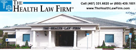 The Health Law Firm logo and building front