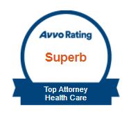 Avvo Rating Superb - Awarded to The Health Law Firm