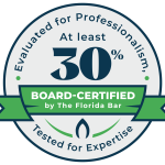 30% Board Certified by The Florida Bar in Health Law Firm Badge