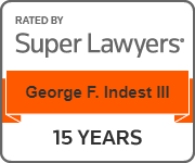 George F. Indest III - Super Lawyers 15 years badge
